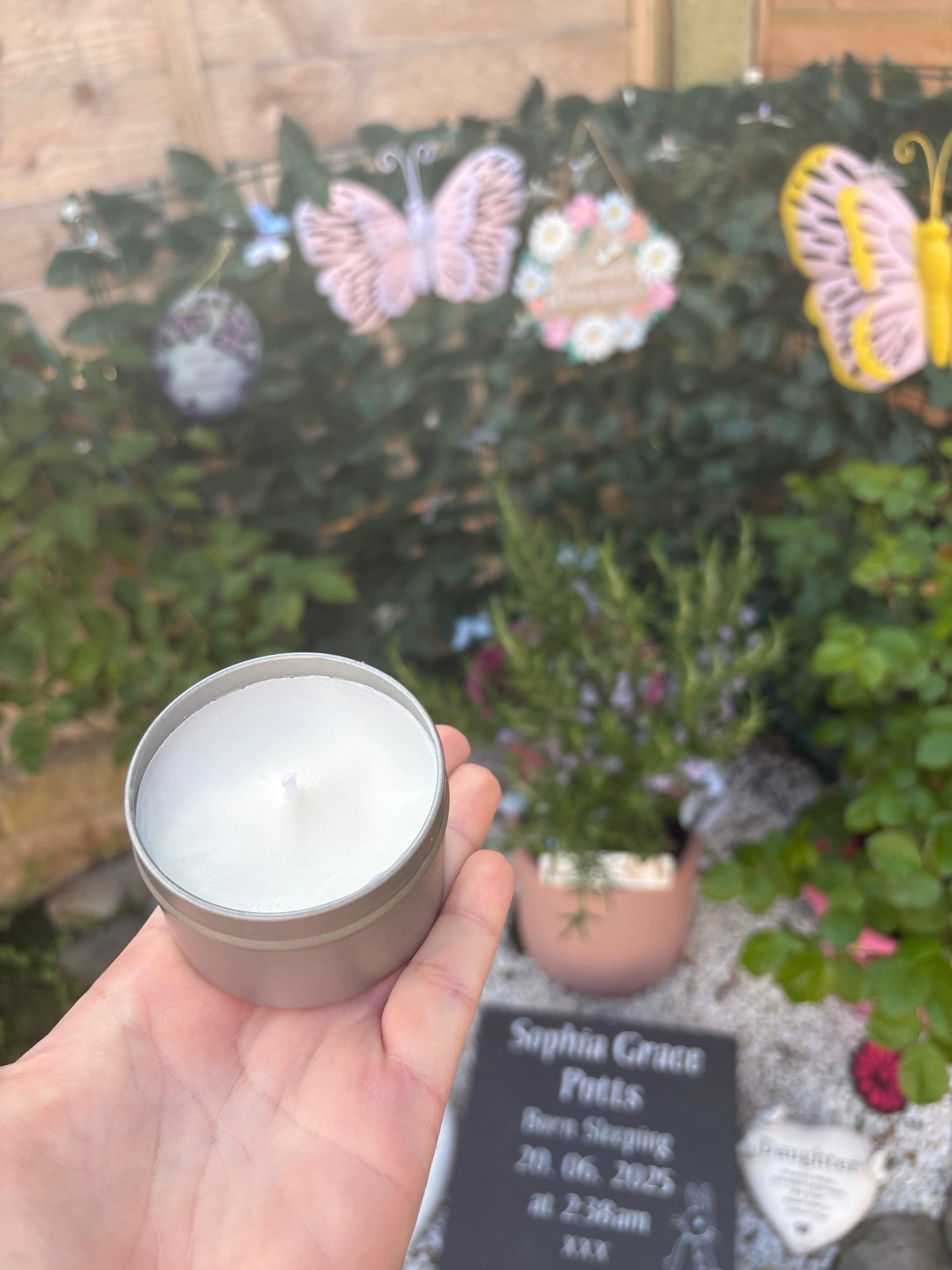 Small Tin Candle
