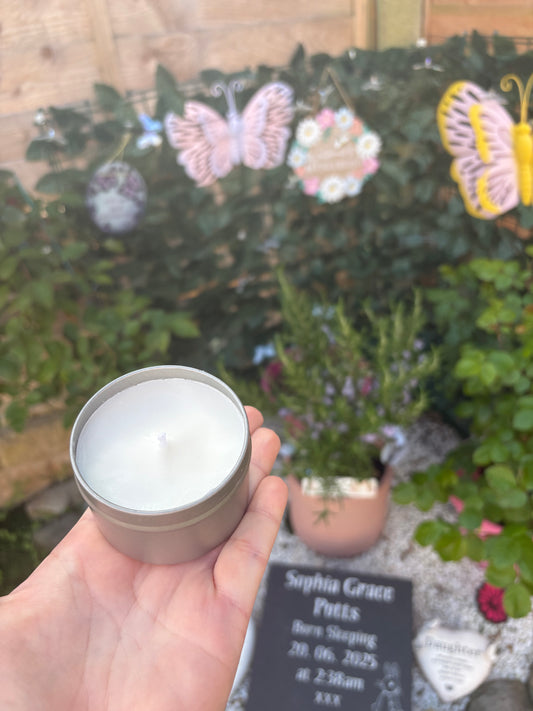 Small Tin Candle