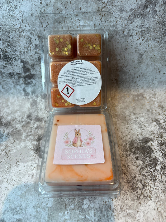 Soft Amber & Cotton Blossom
