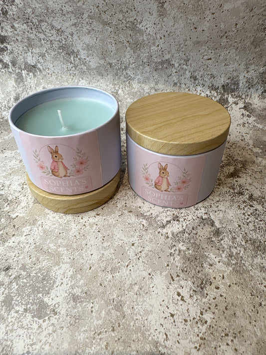 White Christmas Candle