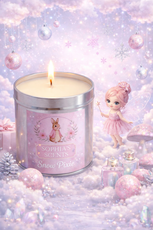 Large Tin Candle